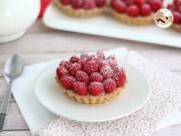 Tartelettes aux framboises très facile et rapide