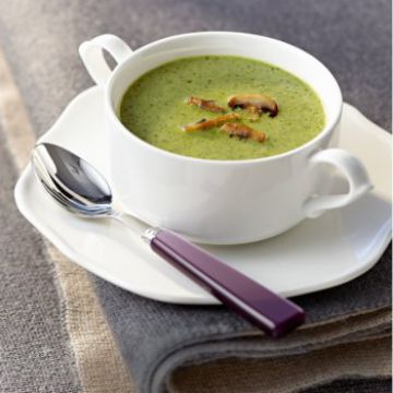 Crème de laitue, royale de champignons Crème de laitue, royale de champignons