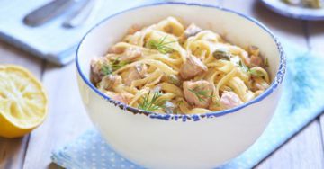 Tagliatelles à l'aneth et saumon spécial Cookeo Tagliatelles à l'aneth et saumon spécial Cookeo