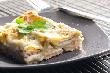 Lasagnes aux deux saumons Lasagnes aux deux saumons