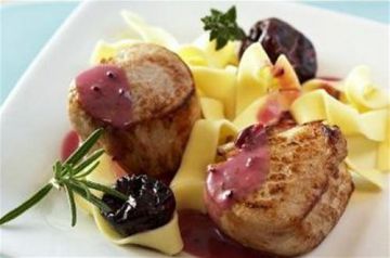 Médaillons de porc à la sauce aux cerises Médaillons de porc à la sauce aux cerises