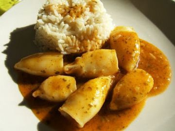 Encornets en sauce (recette thermomix) Encornets en sauce (recette thermomix)