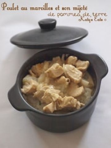 Poulet au maroilles et mijoté de pommes de terre Poulet au maroilles et mijoté de pommes de terre