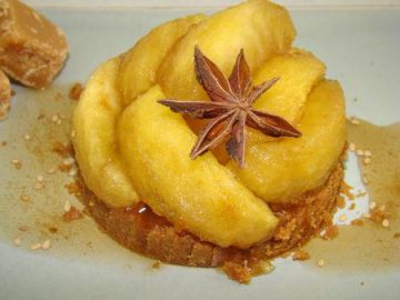 Valse de pommes caramélisées express Valse de pommes caramélisées express