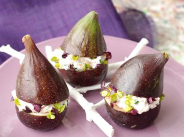 Figues au fromage de chèvre