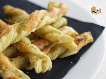 Torsades de pesto et parmesan Torsades de pesto et parmesan