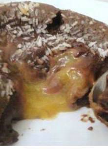 Fondant au chocolat et son coeur de mangue Fondant au chocolat et son coeur de mangue