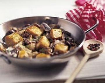 Sauté de dinde et poêlée forestière Sauté de dinde et poêlée forestière