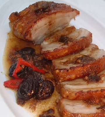 Rôti de porc aux pruneaux Rôti de porc aux pruneaux