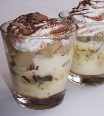 Tiramisu poire et Nutella Tiramisu poire et Nutella