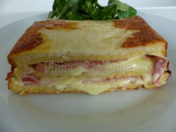 Croque-cake jambon fromage Croque-cake jambon fromage