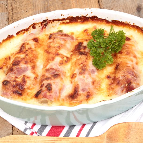 Gratin de radis blanc à la sauce béchamel Gratin de radis blanc à la sauce béchamel