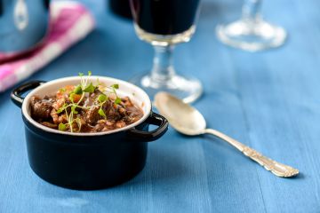 Cassolette de bœuf à la bourguignonne Cassolette de bœuf à la bourguignonne