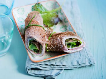 Wraps de galettes jambon-Vache Qui Rit Wraps de galettes jambon-Vache Qui Rit