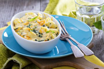 Macaroni and cheese aux épinards Macaroni and cheese aux épinards