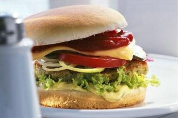 Cheeseburgers végétariens Cheeseburgers végétariens