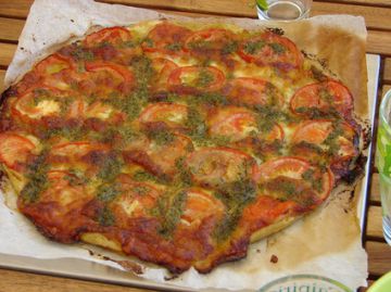 Tarte tomate-mozzarella Tarte tomate-mozzarella