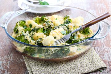 Brocoli gratiné à la béchamel
