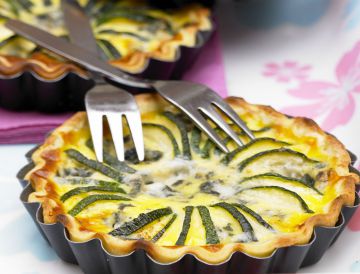 Tarte courgette et roquefort Tarte courgette et roquefort