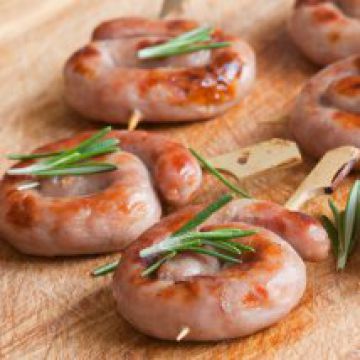 Chipolatas au vin blanc Chipolatas au vin blanc