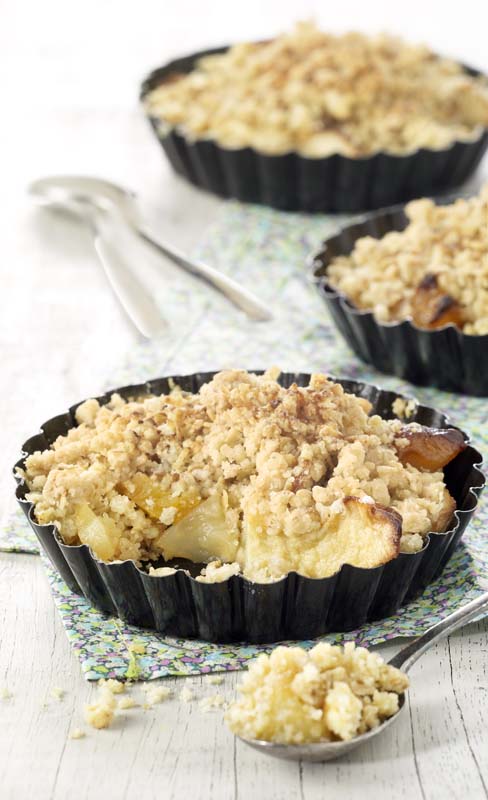 Crumble pomme-abricot