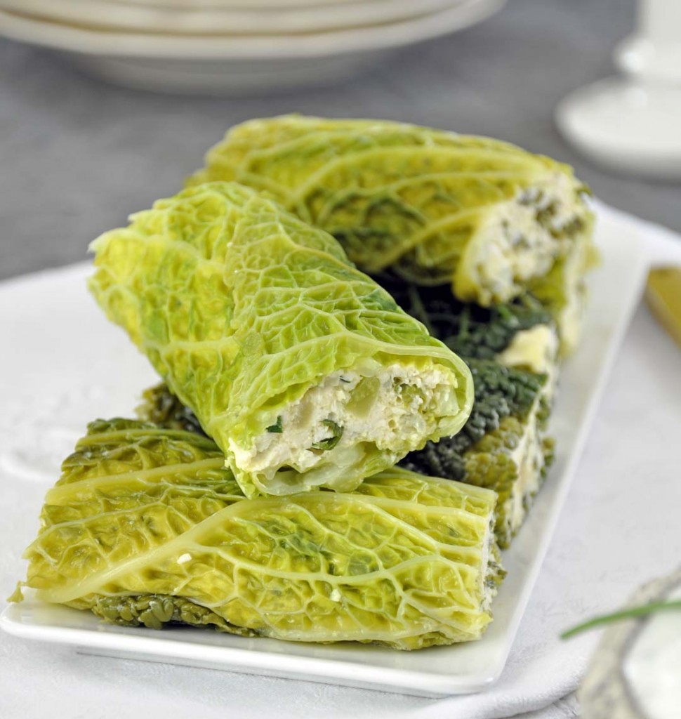 Cannelloni de chou vert et volaille light Cannelloni de chou vert et volaille light