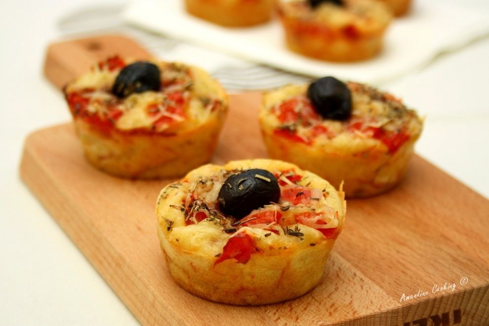 Muffins façon pizza Muffins façon pizza