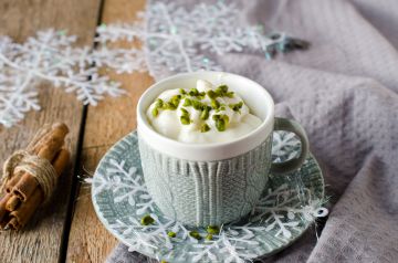 Mousse chocolat blanc-pistache Mousse chocolat blanc-pistache