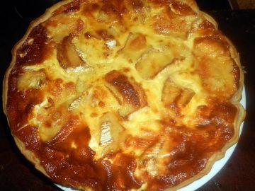 Quiche saumon,épinard, camenbert Quiche saumon,épinard, camenbert