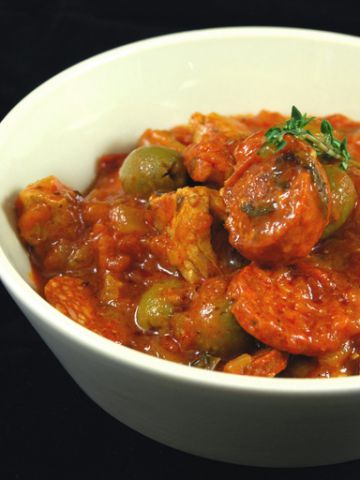 Sauté de veau au chorizo Sauté de veau au chorizo