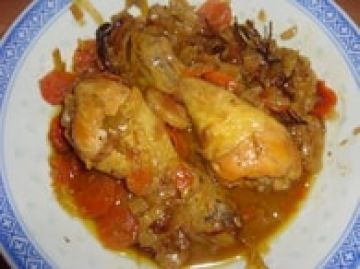 Poulet au curry et sirop d'érable Poulet au curry et sirop d'érable
