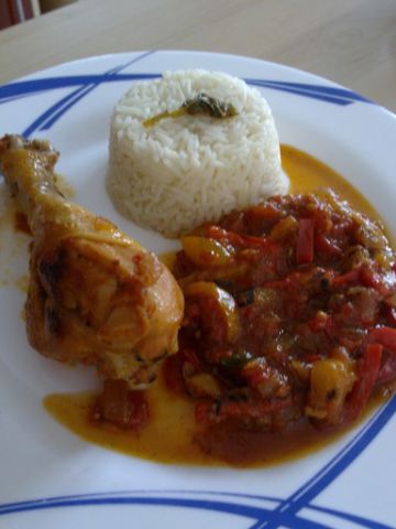 Poulet basquaise Poulet basquaise