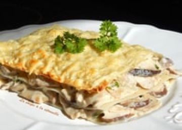 Lasagnes aux cèpes Lasagnes aux cèpes
