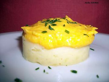 Duo de purée pommes de terre-potiron Duo de purée pommes de terre-potiron