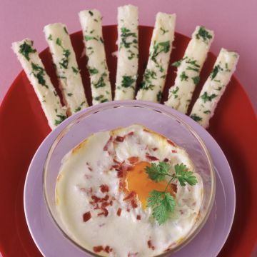 Oeuf cocotte au jambon Oeuf cocotte au jambon
