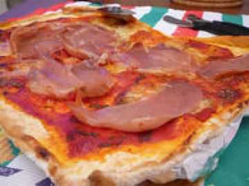 Pizza au jambon de Parme