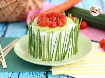 Sandwich cake, le gâteau frais de l'apéritif Sandwich cake, le gâteau frais de l'apéritif