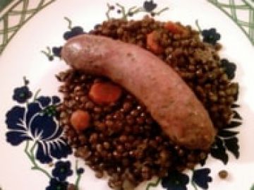 Saucisses aux lentilles Saucisses aux lentilles