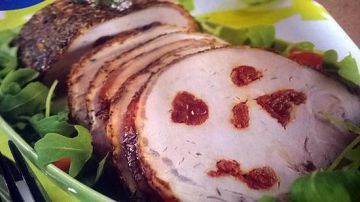 Rôti de porc aux tomates confites Rôti de porc aux tomates confites
