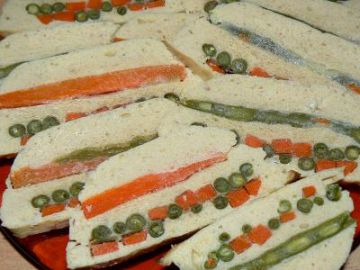 Terrines de poisson aux légumes Terrines de poisson aux légumes