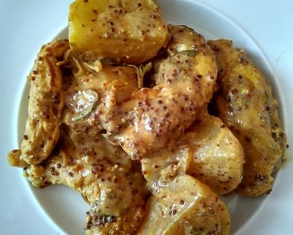 Aiguillettes de poulet à la crème et aux navets cookeo Aiguillettes de poulet à la crème et aux navets cookeo