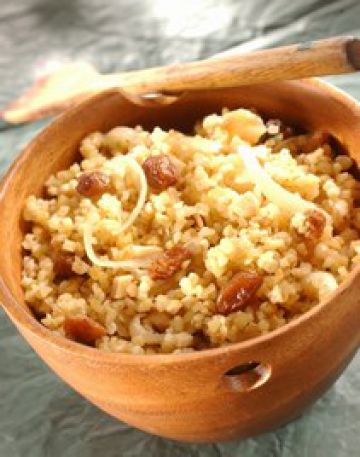Boulgour aux raisins secs Boulgour aux raisins secs