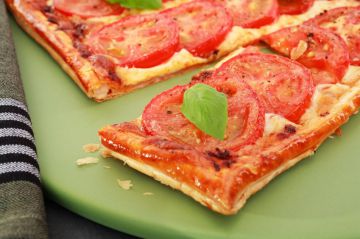 Tarte tomate mozza Tarte tomate mozza