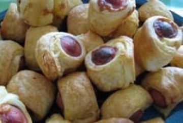 Feuilletés aux saucisses Feuilletés aux saucisses
