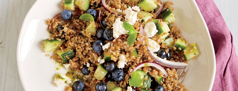 Salade Boulgour myrtille Salade Boulgour myrtille