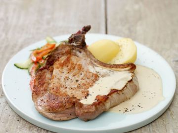 Côtes de porc à la moutarde Côtes de porc à la moutarde