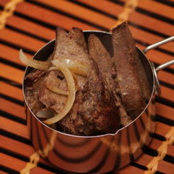 Foie de veau aux raisins Foie de veau aux raisins