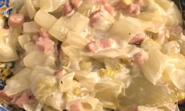 Fondue d'Endives aux Lardons WW Fondue d'Endives aux Lardons WW