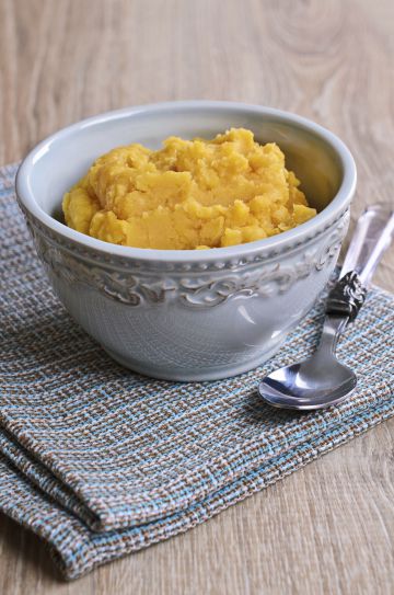 Purée de carottes et pommes de terre au roquefort Purée de carottes et pommes de terre au roquefort