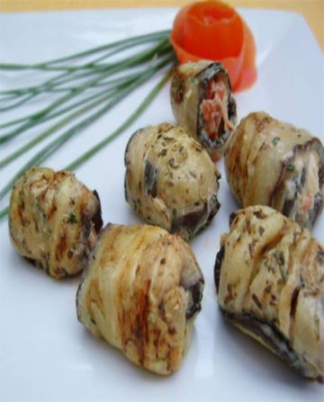 Rouleaux d'aubergines Rouleaux d'aubergines